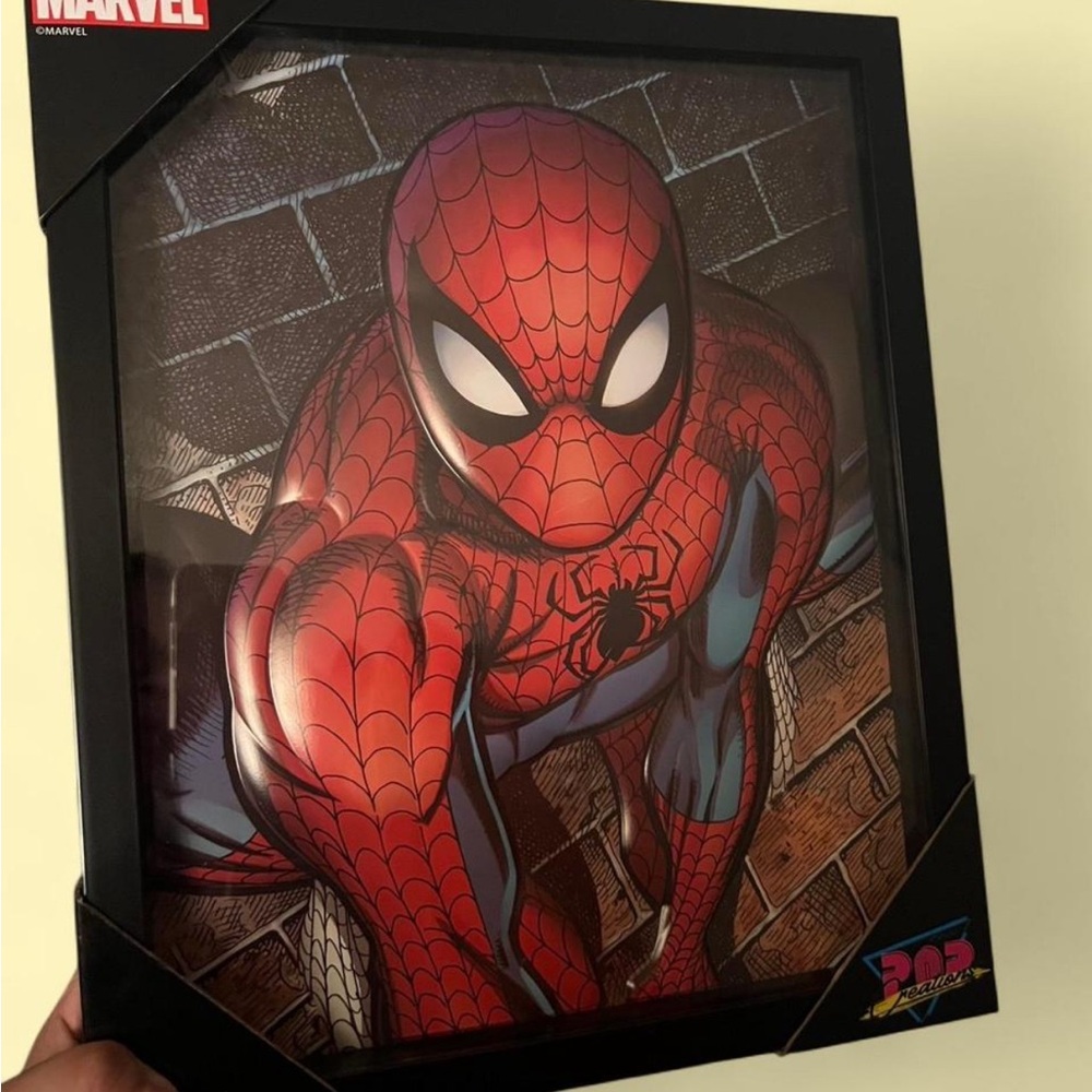 Marvel Spider-Man Red and Blue 3D Art